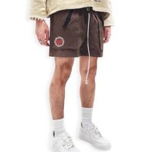 Lifted Anchors Shorts Mens‎ L Brown Essential Cargo Utility Streetwear Graphic